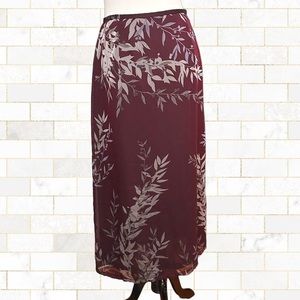 Ann Taylor Midi Tea Skirt